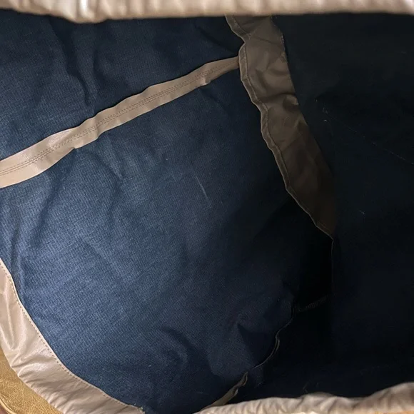 ZARA Limited Edition Faux Leather Jacket Outerwear Size M-L Caramel Tan Khaki - Picture 11 of 14